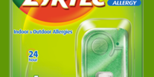FREE 5-Count Package of ZYRTEC ($7 Value!)