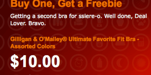 Target: *HOT!* Gilligan & O'Malley Bras $3 Shipped