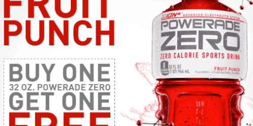 Buy 1 Get 1 Free POWERADE ZERO Coupon (New!)