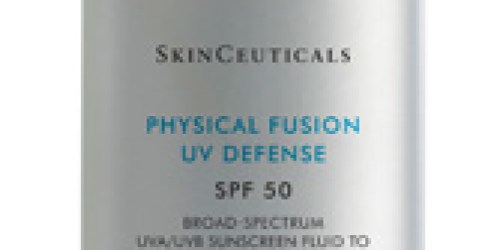 SkinCeuticals: FREE Full Size Sunblock + FREE Donation To Melanoma Research (Facebook)