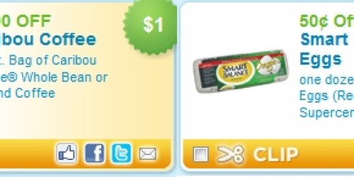 More Printable Coupons: Smart Balance Eggs, Caribou, Burt's Bees…
