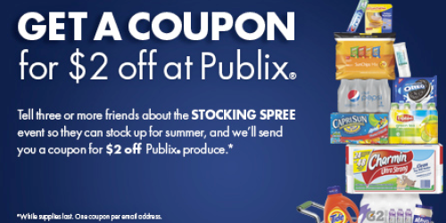 Publix: $50 Coupon Booklet + $2/1 Produce Coupon