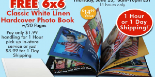 RitzPix: Free 20-Page Hardcover Photo Book (Just Pay As Low As $1.99 Handling)