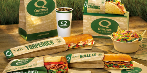 Quiznos: *HOT!* Buy 1 Get 1 FREE Salad or Sub