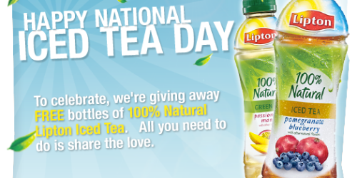 FREE Bottle of Lipton Iced Tea (Facebook)