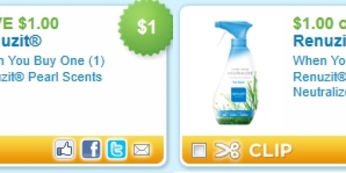 *HOT* $1/1 Renuzit Coupon = FREE Adjustables!