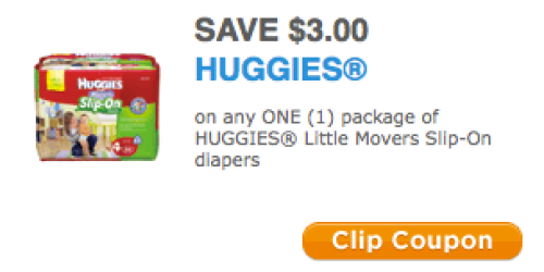 *HOT!* $3/1 Huggies Slip-On Diapers Coupon