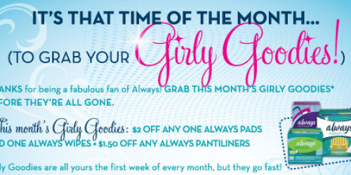 Request High Value Always Coupons – Limited Availability (Facebook)