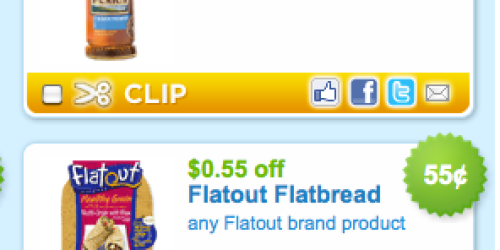 Rare Flatout Flatbread & Gold Peak Tea Coupons