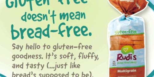 High Value $2/1 Rudi’s Gluten-Free Bread Coupon