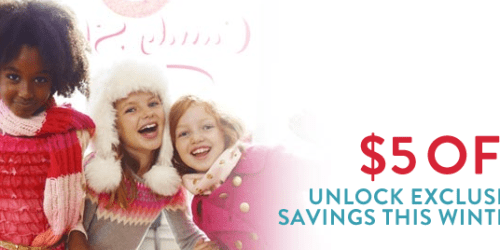 GAP Stores: *HOT* $5 off In-Store Purchase Coupon