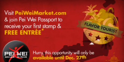 Pei Wei: Rare Buy 1 Get 1 FREE Entree Coupon