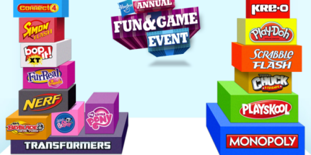 Hasbro’s Annual Fun Instant Win Game–Over 1,000 Hasbro Toys & Games Given Away (Ages 6-13 Only)