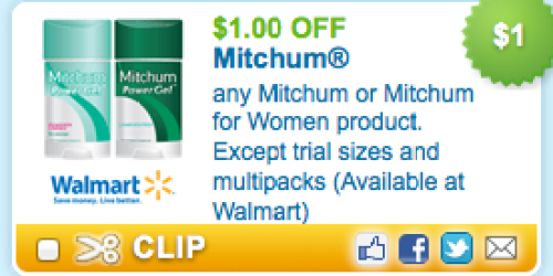 New $1/1 Mitchum Deodorant Coupon + CVS Scenario (Starting 2/5)
