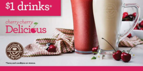 The Coffee Bean & Tea Leaf: $1 Cherry Tea Latte or Fru-Tea (2/28 Only)