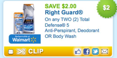 *HOT* $2/2 Right Guard Coupon = Possibly 4 Better than FREE Deodorants at Walgreens