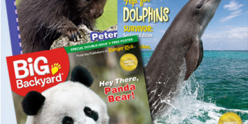 Mamapedia: 1-Year Subscription to Ranger Rick, Big Backyard, or Wild Animal Baby $0.90 Per Issue