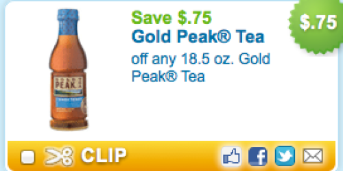 High Value $0.75/1 Gold Peak Tea Coupon (Reset?) = As Low As $0.27 at Target + More