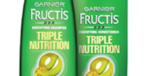 Free Garnier Fructis Triple Nutrition Shampoo & Conditioner Sample (Facebook)