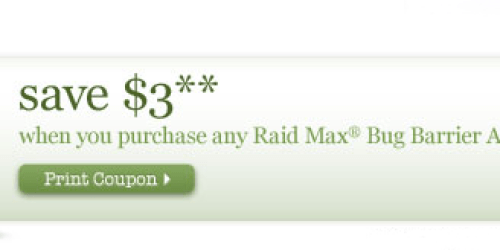 High Value $3/1 Raid Max Barrier Coupon + Upcoming Walgreens Scenario (Starting 4/22)