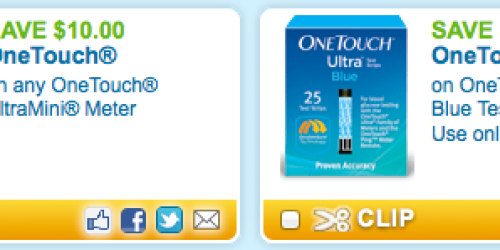 *HOT* $10/1 OneTouch UltraMini Meter Coupon (New Link!) = FREE at CVS & Walgreens