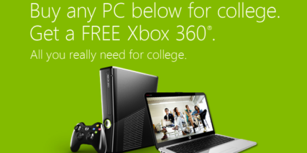 FREE XBox 360 With Purchase of PC Starting 5/20 (Students Only)