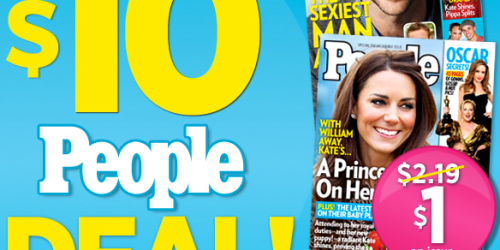 Magazines.com: *HOT* People Magazine Only $0.72 Per Issue (After Cash Back)