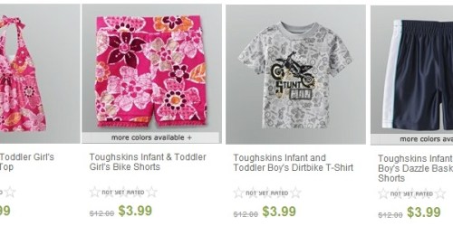 Sears.com: *HOT* Toughskins Kids Clothing as Low as Only $3.19 Shipped (Regularly $12!)