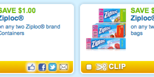 New Ziploc Coupons ( + Walmart Deals)