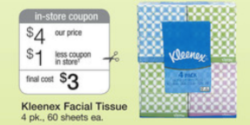 Walgreens: *HOT* Kleenex 60-ct Boxes Only $0.38 Each (After Register Reward)