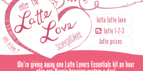 Latte Love Sweepstakes: Win a Keurig Brewer or Latte Lovers Essentials Kits (700+ Winners!)