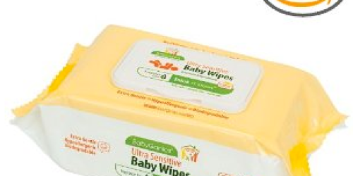 Amazon: 3 Packages of BabyGanics Ultra Sensitive Baby Wipes 100ct Only $5.99 Shipped