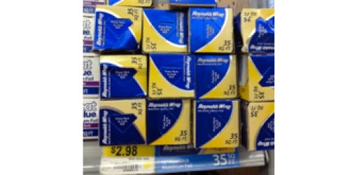 New Reynolds Wrap Foil & Parchment Paper Coupons + Walmart Scenario