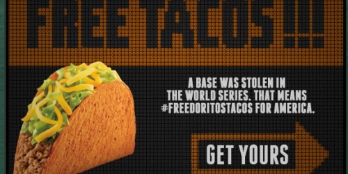 Taco Bell: Free Doritos Locos Tacos from 2PM-6PM (Today, 10/30 Only)