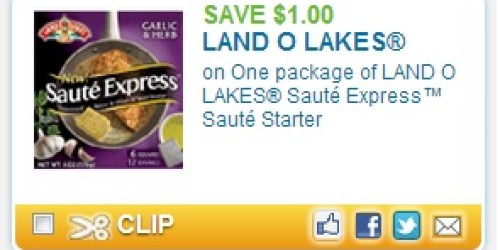 $1/1 Land O Lakes Saute Express Saute Starter Coupon