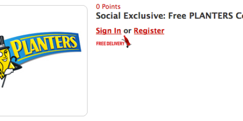 My Coke Rewards: *HOT* FREE Planters Coupon- $6.99 Value (No Points Necessary!)