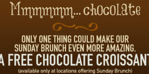 Bonefish Grill: Free Chocolate Croissant