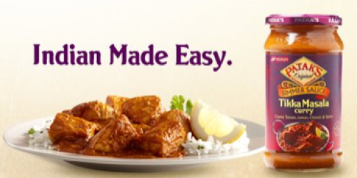 FREE Jar of Patak’s Coupon (Facebook)