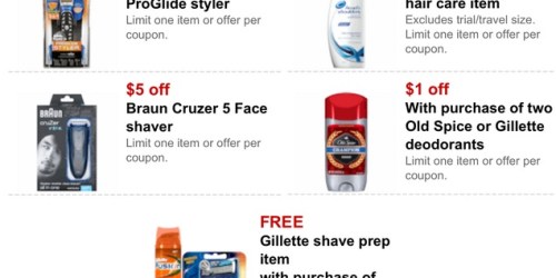 Target P&G Mobile Coupons + New Target Deals (Glade, Gillette, Pepperidge Farm + More)