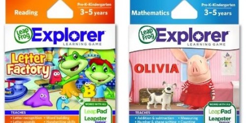 Amazon.com: LeapFrog Explorer or LeapFrog LeapPad Games Only $12.50 Shipped