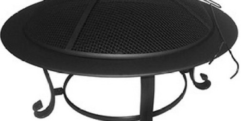 Walmart.com: Mainstays Black Steel Firepit Only $22 (Reg. $39.99) + Free Store Pickup