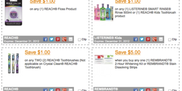 New $1/1 Reach Floss Coupon + More = Free Floss at Walmart & Target (+ Rite Aid Deal)