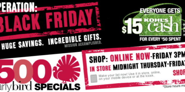 Kohl’s.com Black Friday Sale: Extra 15% Off + Kohl’s Cash = Kitchenaid Classic Mixer Under $100 (Regularly $299!)