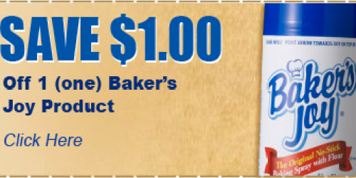 New $1/1 Baker’s Joy Product Coupon = Baking Spray Only $0.98 at Walmart