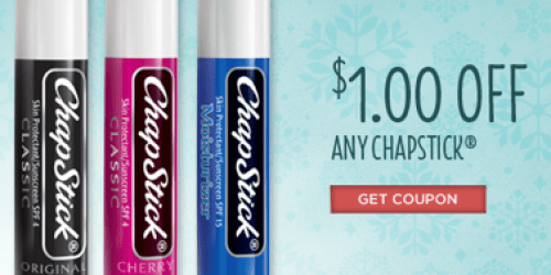 Rite Aid: New $1/1 Chapstick Coupon (1st 10,000)