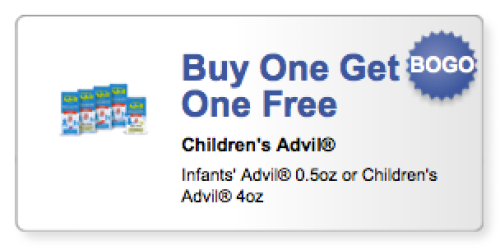 Rare Buy 1 Get 1 Free Children’s or Infants’ Advil Coupon = Only $2.50 at Rite Aid