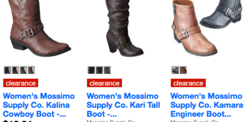 Target.com: Extra 10% Off Shoe Clearance = Women’s Mossimo Boots Only $11.02 (Reg. $34.99!)
