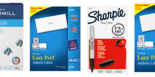 OfficeMax Deals 1/20-1/26 (1¢ Sharpies and Avery Mailing Labels After MaxPerks Rewards + More)