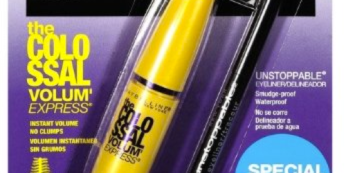Amazon: Maybelline Mascara & Eyeliner Combo Pack Only $3.80 + Free Shipping