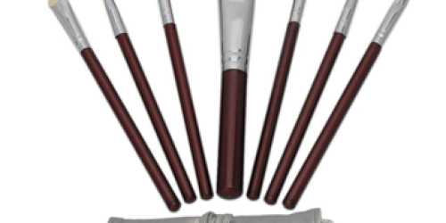 Amazon: Cosmetic Makeup Brush Set with Silver Case Only $4.68 + FREE Shipping